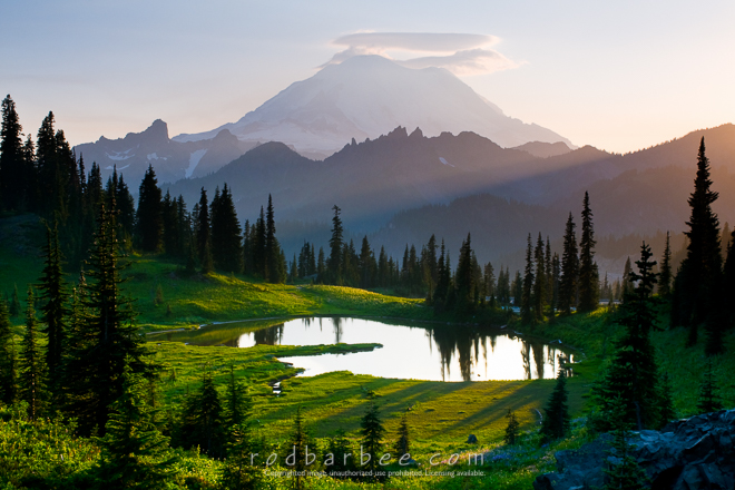 Mt. Rainier from Upper Tipsoo Lake Mt. Rainier from Upper Tipsoo Lake